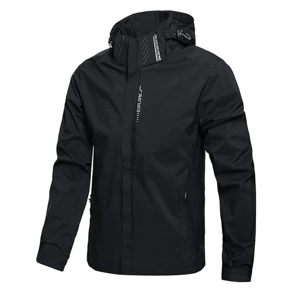 Mens Waterproof Rain Jacket Lightweight Outer Hooded Outdoor Raincoat Hiking Windproof Jacket Climbing Outdoor Jackets 250704