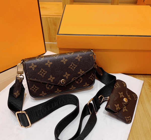 Luxurys Designer 3 Multi FELICIE POCHETTE Chain Handbags flower ladies Crossbody Purse Fashion Women Shoulder Bags Ladys The Totes Bag Wallet Female backpack