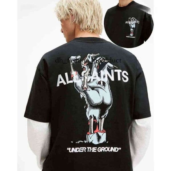 Designer Classic Casual All Saints T Shirt Mens Women Oversized Tall Saintss Tshirt Y2k High Street Short Sleeve Clothing Graphic Tee Cotton Summer Sweatshirt d98