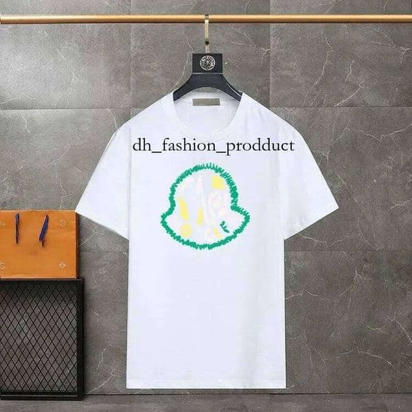 Monclcer Tshirt Hot Sales Tees Tshirt Summer Fashion Monlear Mcl Mens Womens Designers T Shirts Long Sleeve Tops Letter Cotton Tshirts Short Sleeve Maya Shirt f66