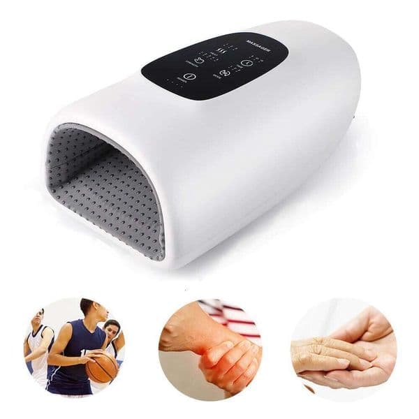 Electric Hand 3 Modes Airbag Hot Compress Massager Air Compression Vibration Massage For Finger Palm Fatigue Relieve