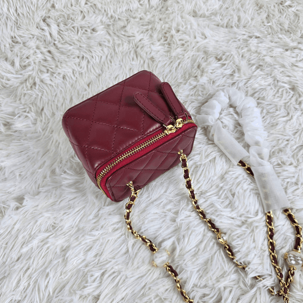 Crossbody Bags Handbags For Women Hand Luxury Makeup Bag Genuine Leather Pearl ChainCross Body Bag Men Shoulder Bag Designer Designer Bag Handbag High Quality