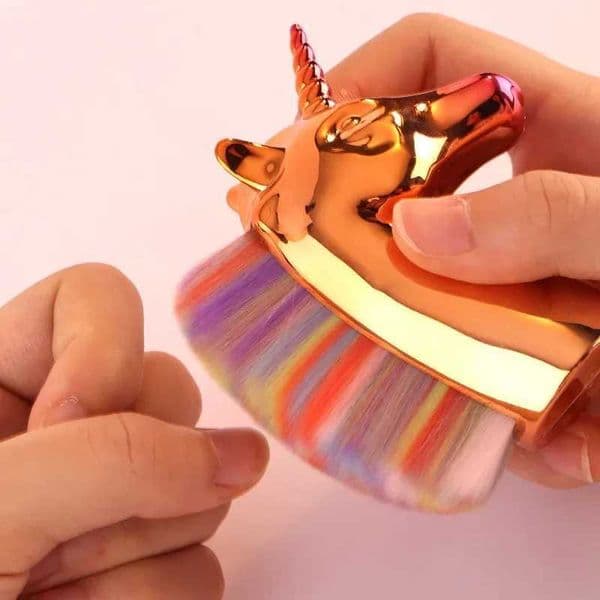 Cute Cartoon Nail Art Makeup Brushes Synthetic Hair B Woman Makeup Brush Face Powder Foundation Cosmetic Makeup Tool W250707