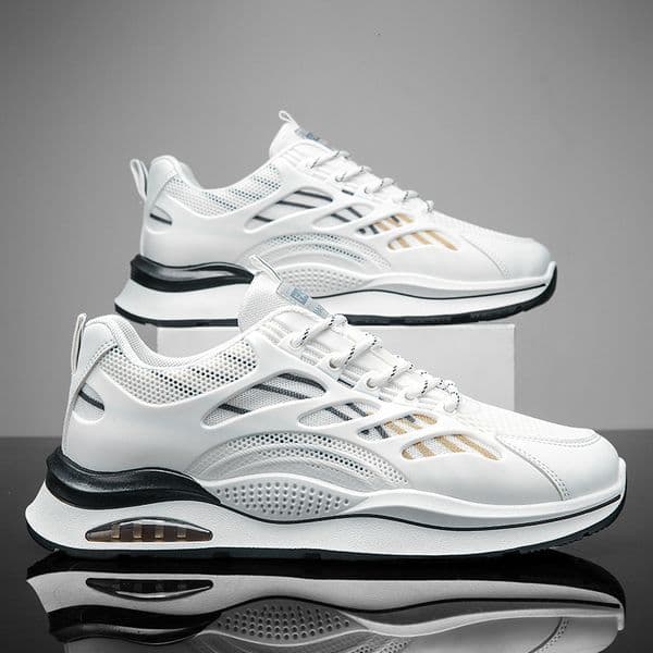 2025 Spring New Basketball Sneakers Trendy Casual Men's Dad Breathable Mesh Running Shoes