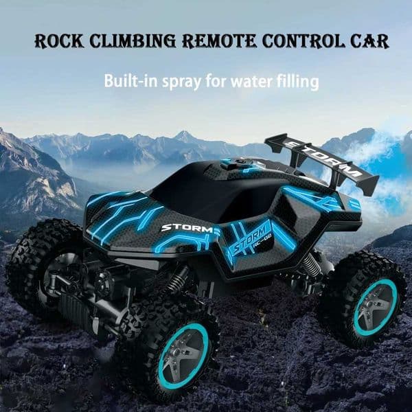 Large Childrens Remote Control Car Electric Four-Wheel Drive Off-Road High-Speed Drift Racing Car Boy Spray Climbing Car Toy Z250707