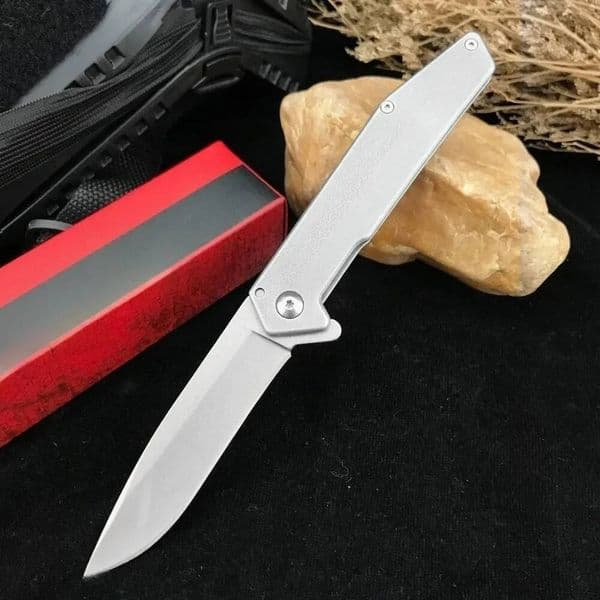 High Quality 1720 knives Folding 420 pocket knife Steel Handle 8Cr13Mov Blade Sharp Survival Camping Outdoor tactical knife Knife EDC Rescue Defense Tool high-q