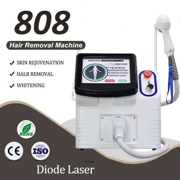 Strong Power Hair Remove Painless Depilation with Ice Point 755nm 808nm 1064nm Diode Laser Machine CE Portable Skin Rejuvenation Salon