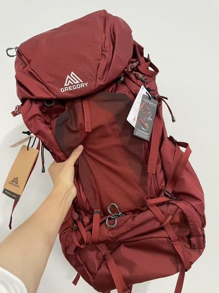Gregory Hiking Backpack Wine Red 65L Hiking Backpack Mountaineering backpack high-capacity