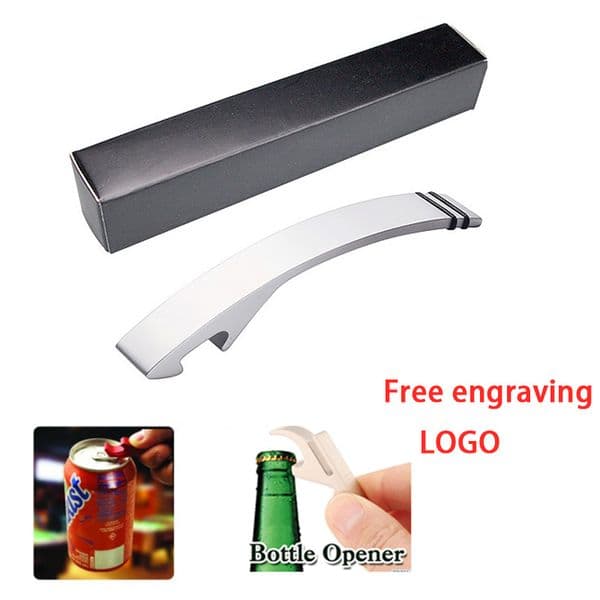 Bottle opener keychain, free customization of exclusive logo, smooth bottle opening without jamming, durable and long-lasting