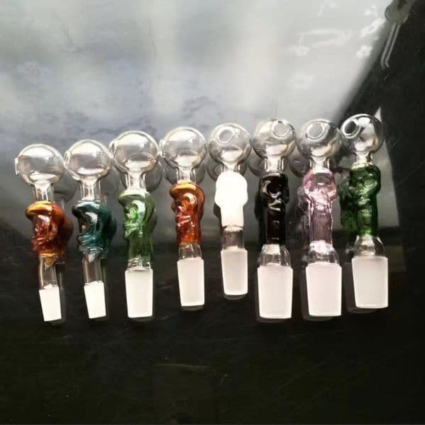 Color frosted pot mouth straight pastern bone ,Wholesale Bongs Oil Burner Pipes Water Pipes Glass Pipe Oil Rigs Smoking Free Shipping