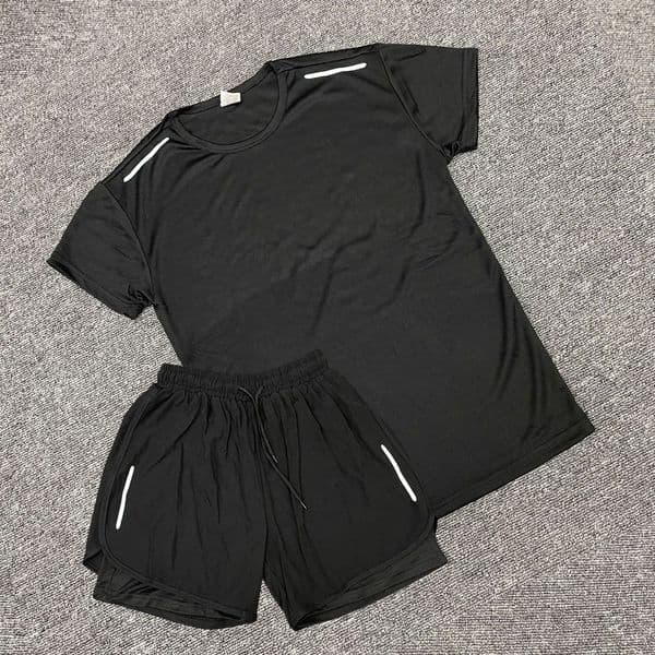 2026 New gilet Designer Shorts And Basketball Jersey Football Tracksuit Quick Dry T Shirt Shorts 2 Piece Women Breathable Mens Joggers Veste Running Summer Set