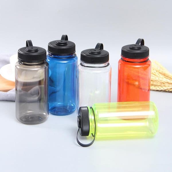 600ML Sports Bottle 20 Oz Portable Sports Drink Bottles Cups Bike Water Bottles with Handle for School Gym Hike Camping Cycling