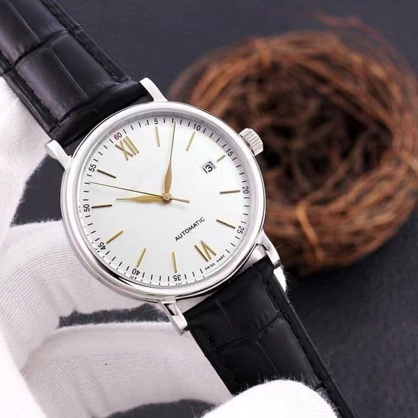 Men Watch High Quality Leather 40mm Automatic Mechanical Watch Mens Watch Luxury Fashion Sports Selection Women Watch