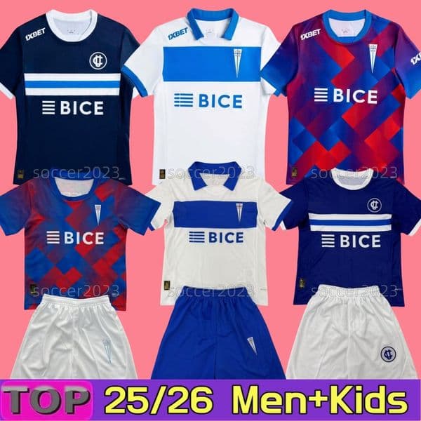 25 26 Universidad Catolica kids Soccer Jerseys ZAMPEDRI CASTILLO GONZALEZ PINARES GILLIER PAROT ASTA-BURUAGA 2025 2026 Home Away 3rd men kit Football Shirt Short