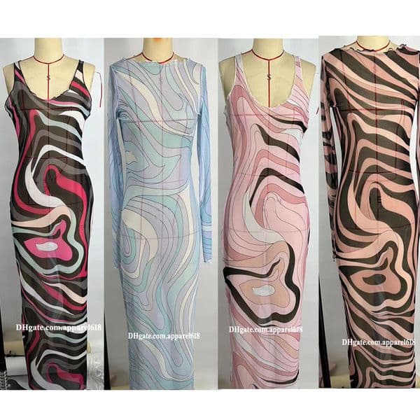 maxi dresses for woman designer elegant long sleeves bodycon bohemian beach dress coverup ankle length summer vocation female Clothing robe femme