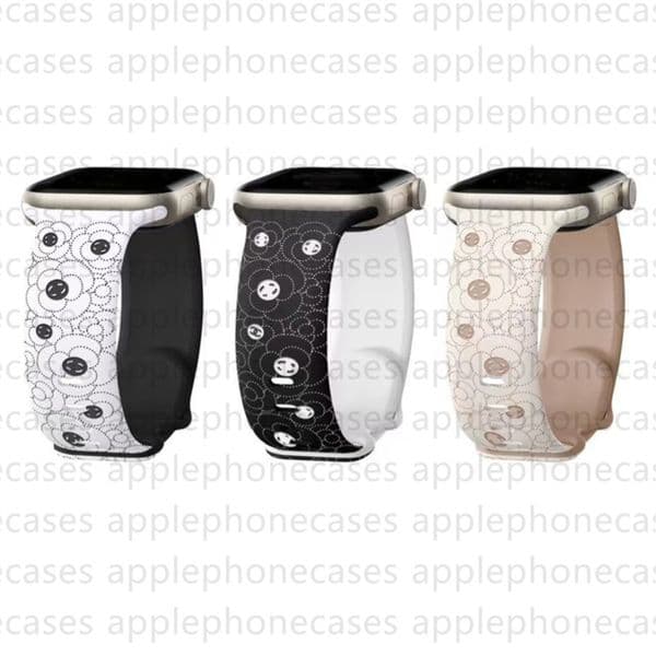 Engraved Silicone Strap for Apple Watch Band Designer iwatch 10 9 8 7 5 6 4 3 SE Ultra 2 Series Band 46mm 42 mm 49mm 38mm 40mm 44mm 41mm 45mm Sports Watch Strap Wristband