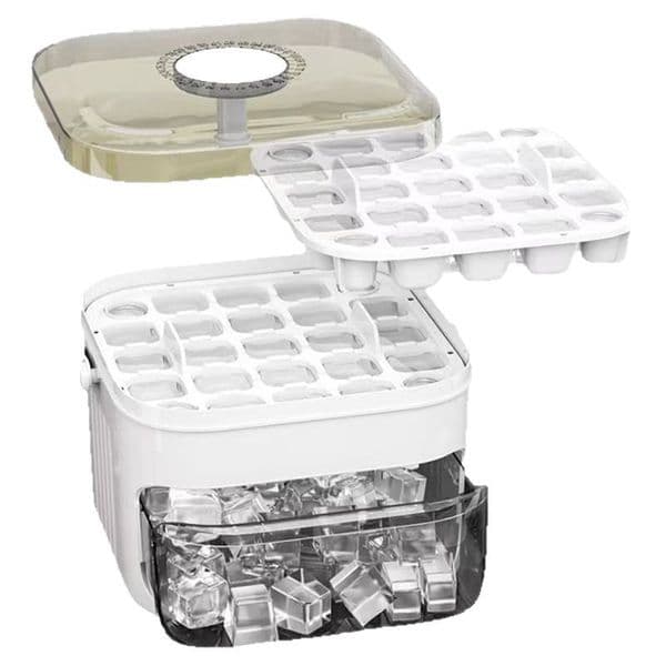 perfume 2026 Luxury Designer Room Decor 50-Cube Maker Easy Press Cap With Easy-Press Lid Large Capacity Machine Reusable Food-Grade Ice cologne Cube Mold Decora