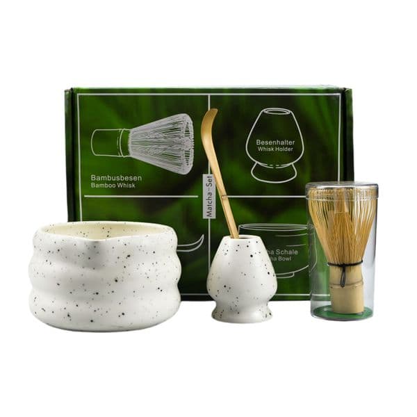 Designer 4/Pcs Japanese Set Bowl With Mouth Song Dynasty Tea Tip Tool Matcha woman Whisker Stand Free Shipping