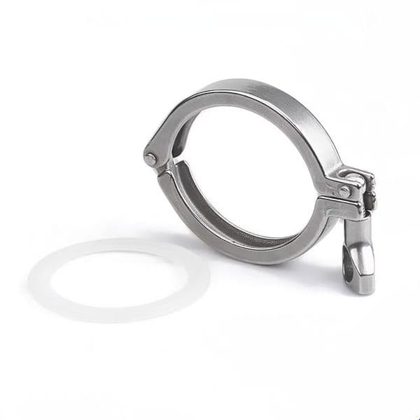 2inch Sanitary Tri Clamp Clamps Clover For Ferrule,Middle Type Ferrule Flange,Sanitary Fitting for Home Brewing,SS304