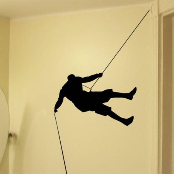 Rock Climbing Sport Vinyl Decal Stylish Wall Art Decor Wall Sticker Wallpaper