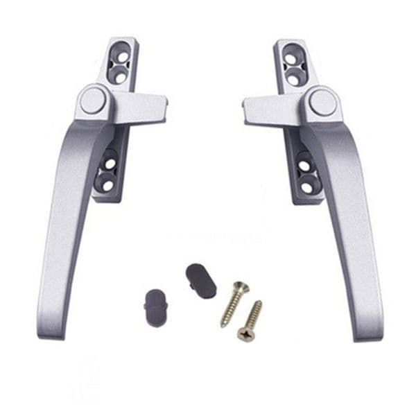 2Pcs Handles Replacement Hardware Kit Sliding Doors ForWindow Handle Casement Aluminum Alloy Window Locks Handle Window Hardware