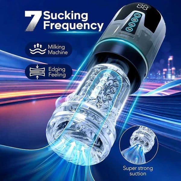 Automatic Male Masturbator Cup Pocket Pussy Stroker with 3 Pump 7 Thrusting Rotating Vibrating Sucking Sex Machines Sex toys Men S251211