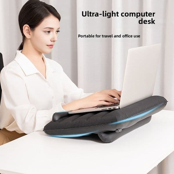 Foldable Laptop Computer Desk Portable Inflatable Laptop Desk Work Table Bed Reading Game Desk Laptop Desk