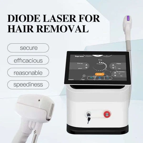 High Performance 808nm Diode Laser Whole Body Hair Removal Skin Rejuvenation Ice Titanium Painless Depilation 755 808 1064 Upgrade Diode Laser Machine