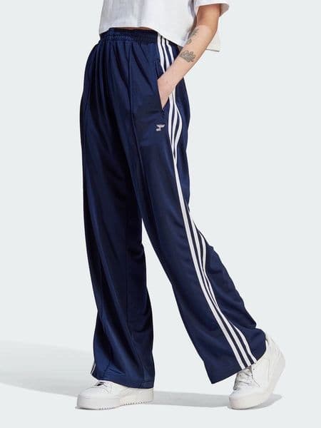 2025 Autumn New Women's FIREBIRD Retro Classic Striped High Waist Sports Wide Leg Trousers Woman Loose Track Pants IL3817 Z260314
