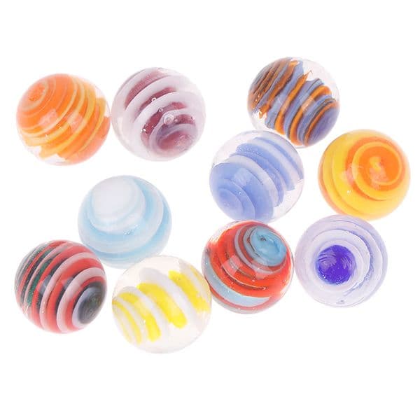 10PCS 16MM Marbles Crystal Ball Glass Ball Stained Glass Photography Accessories Vase Fish Tank Room Decor Christmas Balls