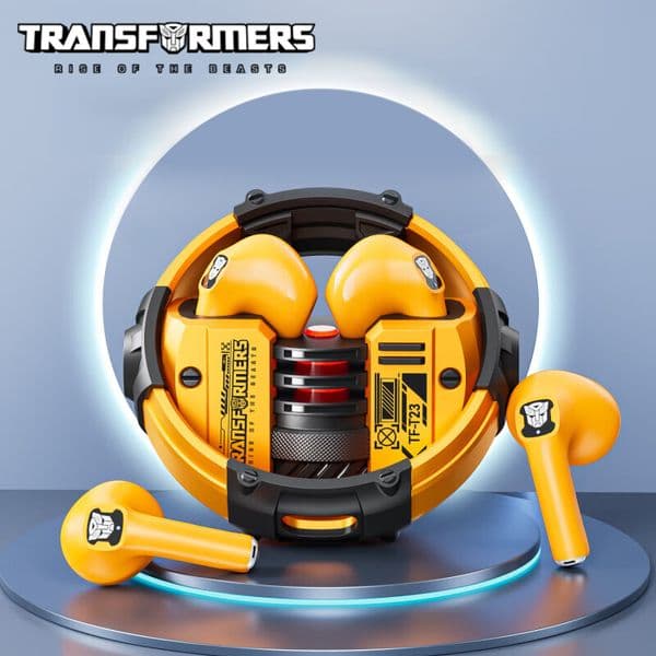 TRANSFORMERS TWS Wireless Earphones Hifi Stereo Sound Music Game Earbuds Dual Mode Low Latency HD Call Headphones Tf-T23