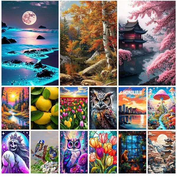 Diamond Art Painting Kits Accessories Paint Full Crystal New Mosaic 5D Diy Diamond Paintings 30x40 cm New 2025 Wall Art Pictures