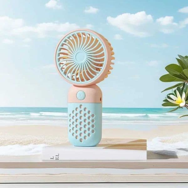 2025 New Handheld Charging Fan Cartoon Cute Small Student Charging Small Fan Portable Mini USB Fan Mini Pocket FansXJ250710