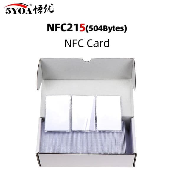 50pcs NTAG215 NFC Card Tag For TagMo Forum Type2 Sticker NFC Tags 215 Chip 250709