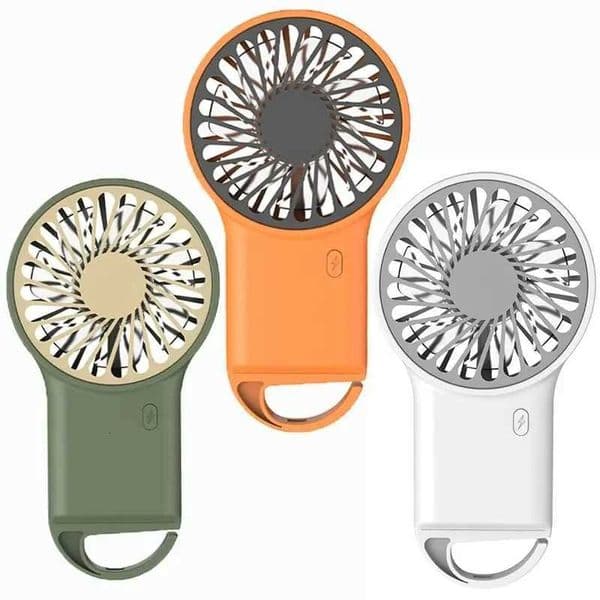 Mini Handheld Fan Portable Foldable Small Fan with 3 Speed Levels Quiet USB Rechargeable Pocket Cooler for Travel/Office/Outdoor XJ250710