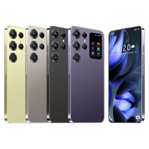 i15 i16 5G New S26 Ultra Android 14 7.3inch Perforated Large Screen Hot-Selling 4G Smartphone thumbnail 2