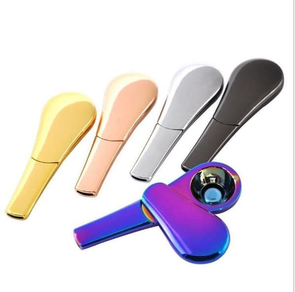 New Zinc Alloy Pipe Soup Spoon Pipe 2nd Generation Upgraded Classic Original Gift Box Packaging