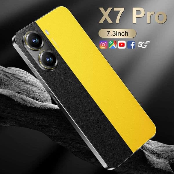 i15 i16 5G Mobile Phone X7Pro 16GB+1TB Smartphone Android 14 Screen 7.3inch