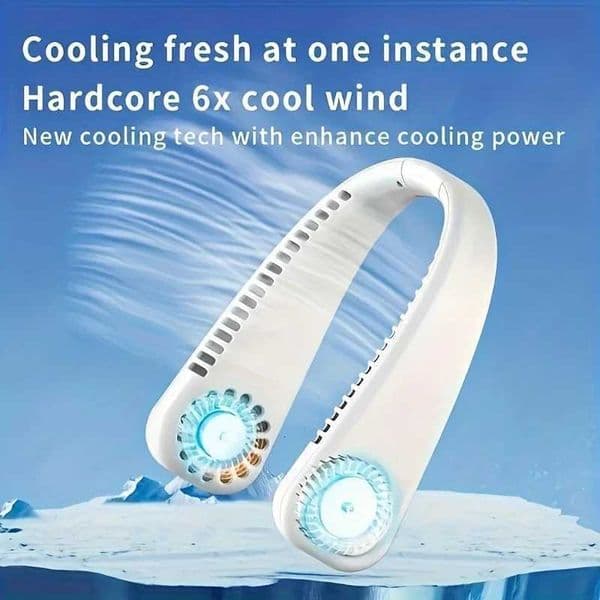 3-speed USB Charging Portable Neck Fan for Outdoor Sports and Office Available XJ250710