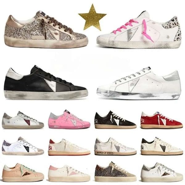 Casual shoes men shoes mens shoes women running shoes TOP Classic low golden sneakers superstar with box Italy sneakers womens shoe dir Z260210
