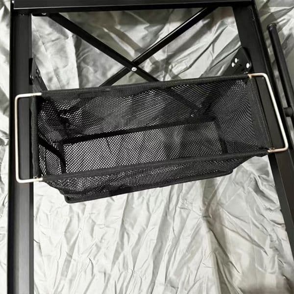 Mesh Folding Drainage Basket Storage Box Portable Folding IGT Mesh Drain Basket for Outdoor Camping IGT Table Accessories