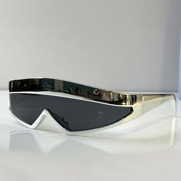 PRB20S Luxury Designer Women Mask Sunglasses 2025 Summer Fashion New Women Goggles Silver Acetate Frame Black Lens Outdoor Casual Men Sports Glasses