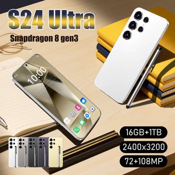 i15 i16 5G New S24 Ultra Phone 2+16G 6.6inch incell Large Screen Android 8.1 Smartphone thumbnail 2