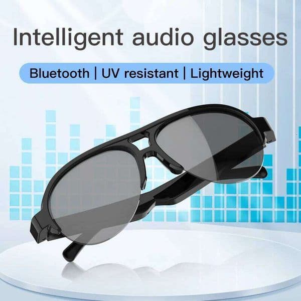 Smart Audio Glasses Wireless Earphones Protective Glasses UV Resistant Intelligent Sunglasses Ipx4 Rainproof Bluetooth Goggles