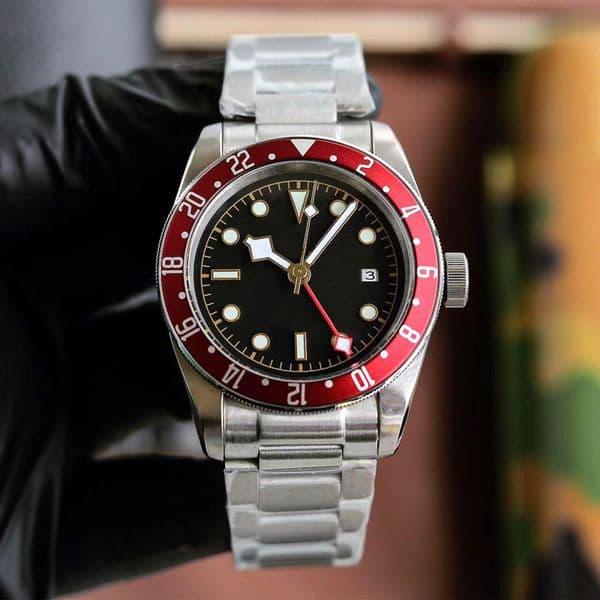 Men casual mechanical automatic calendar 42MM stainless steel luxury belt men watch Elegant Auto Movement Timepiece Durable Radiant Mechanized