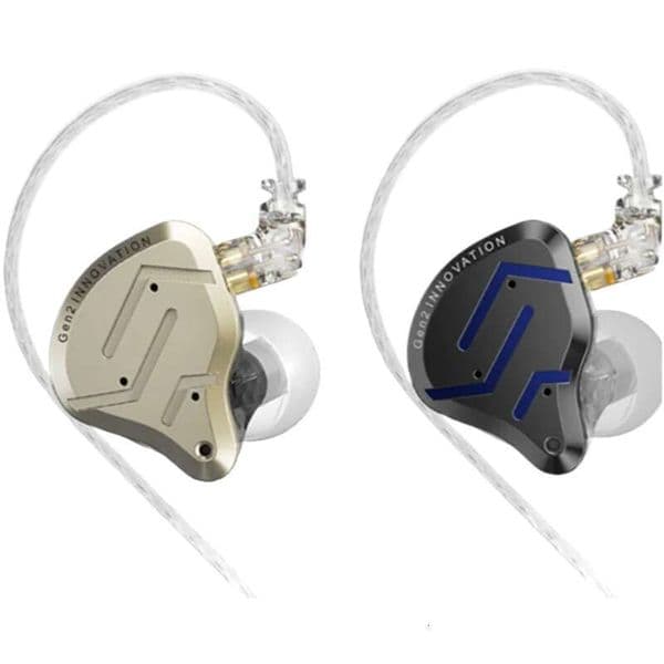 KZ ZSN Pro 2 Hybrid Drive 1BA+1DD In Ear Metal Earphones HIFI Bass Headset Monitor Earbuds Sport Noise Cancelling Headphone