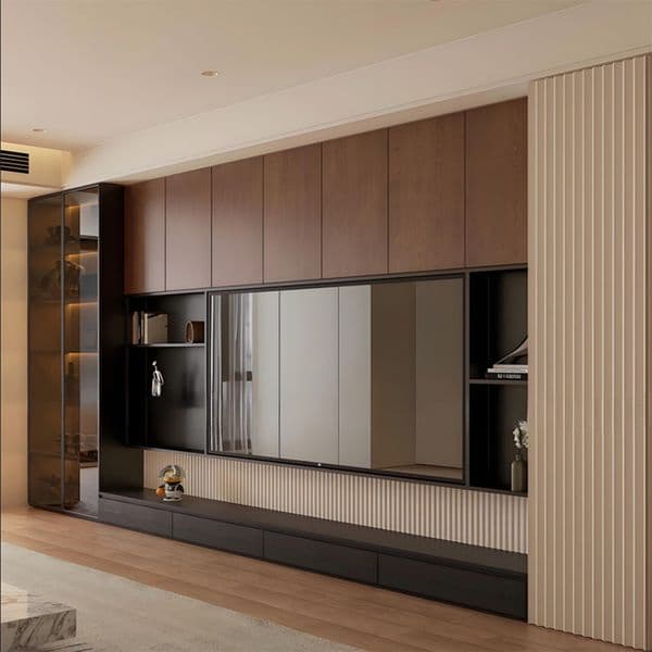 Stylish Flat-Pack TV Stand Organizer Tailor Your Layout Easily at Home