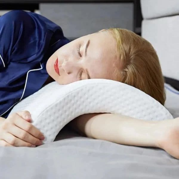U-Shaped Curved Orthopedic Pillow for Sleep Memeory Hollow Orthopedic Products Neck Pillow Foam Hand Pillow Travel Side Sleepers