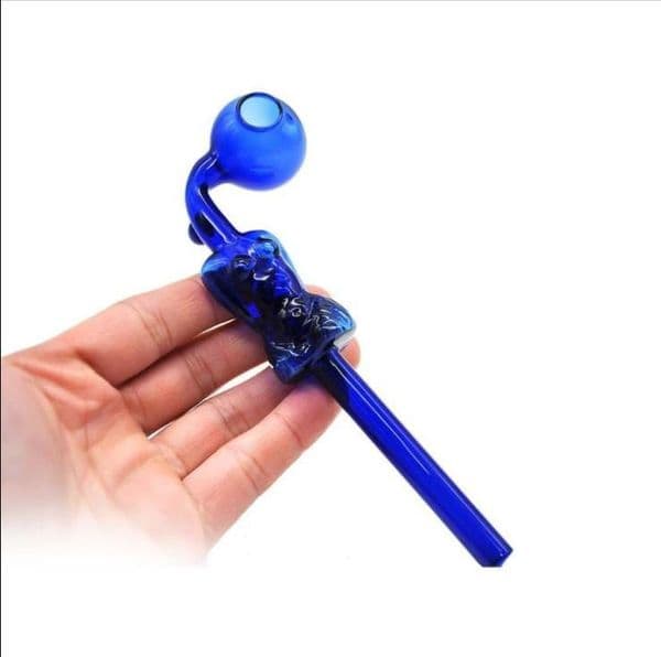 Smoking Pipes 15cm long glass oil burner, pipe glass pipe, color diversity suction pipe