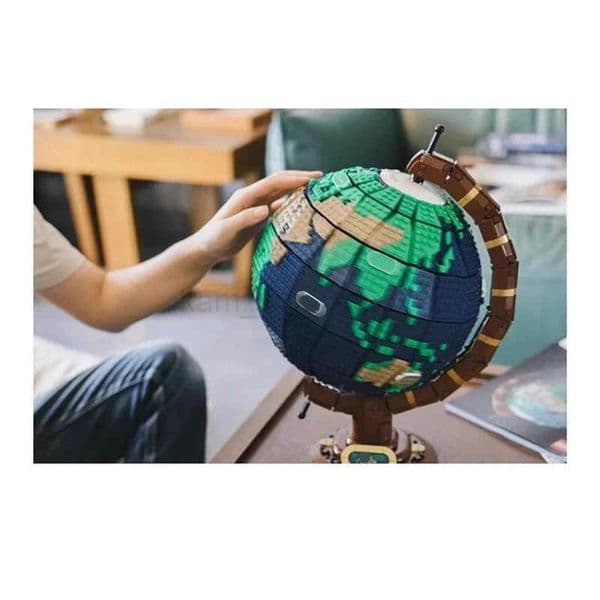 Build Block Set Brick New Product 2585Pcs Globe Map Model Technology MOC Building Creative Assembly Childrens brick Toy Bi